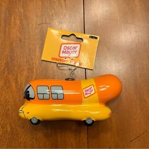 NWT Ruz Oscar Mayer Weinermobile Decoupage Christmas Ornament - 2023